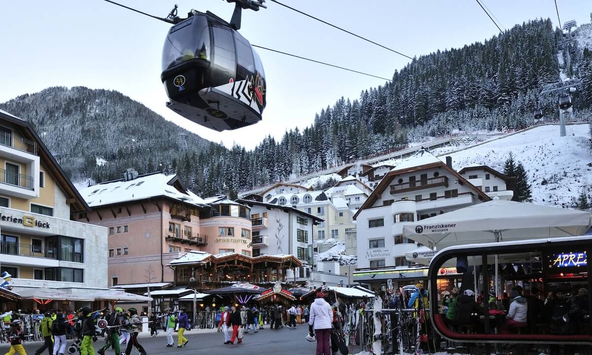 Après-Ski Orte in den Alpen