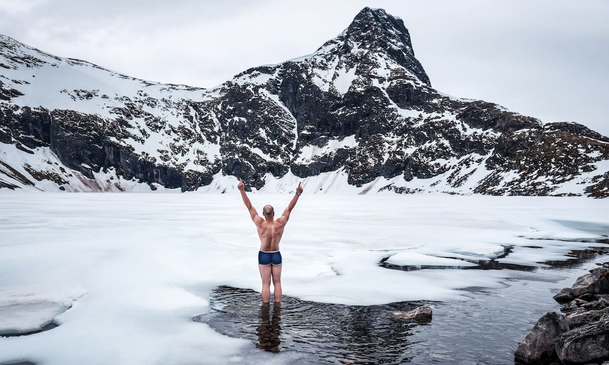 Nichts für Warmduscher: So funktioniert Eisbaden